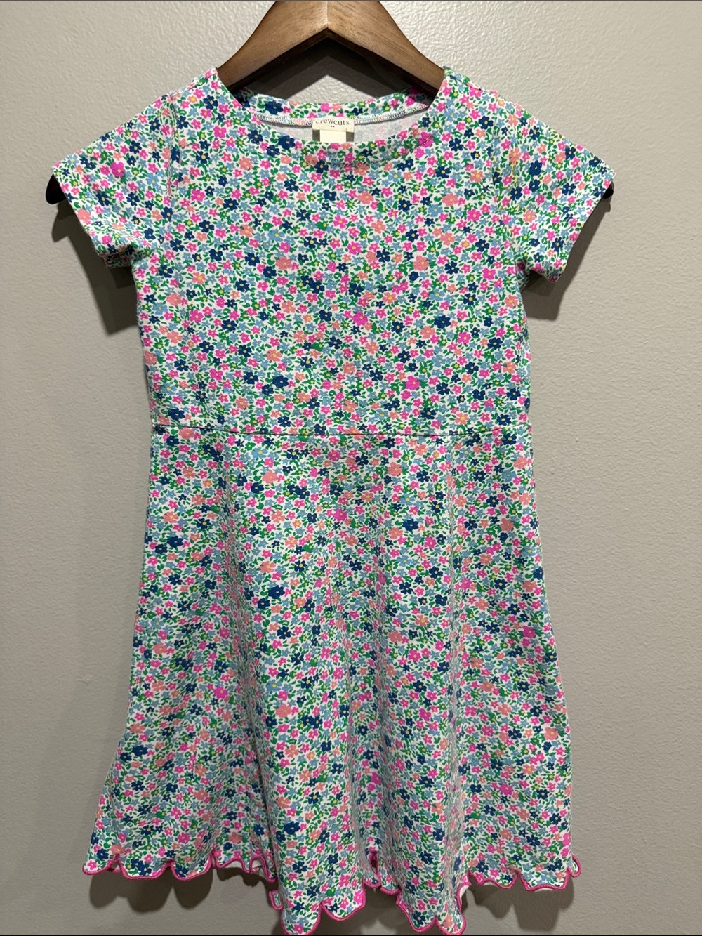 Crewcuts Floral  Short-Sleeve Dress Kids S